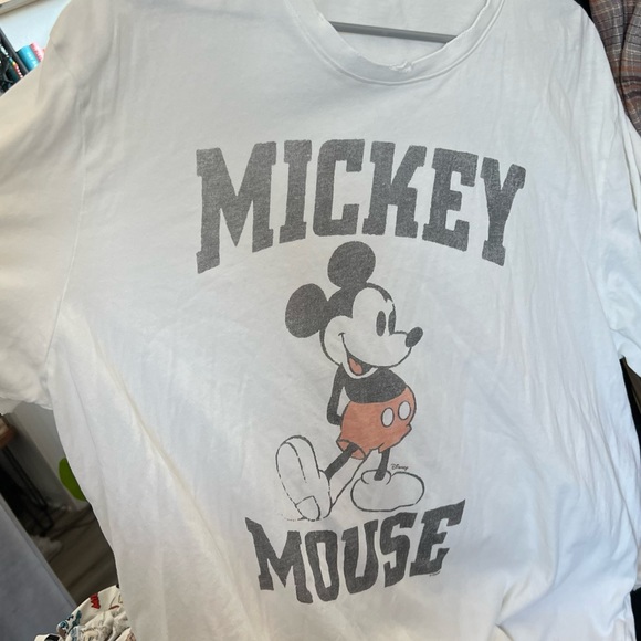 Junk Food x Disney Mickey Mouse distressed shirt - Picture 1 of 2